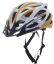 Přilba na kolo - cyklo helma bílo-žlutá AWINA - Velikost M 55-58cm