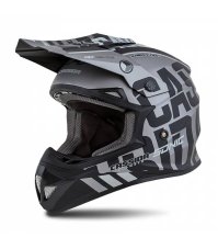 PŘILBA CASSIDA CROSS CUP SONIC (ŠEDÁ MATNÁ/ČERNÁ)