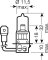 OSRAM 24V H3 70W standard (1ks)