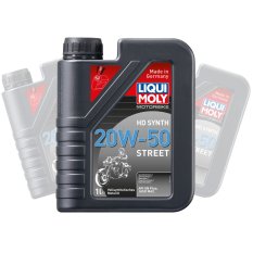 Liqui Moly Oil 4 Stroke - Fully Synth - Hd Street - 20W-50 1L 3816 (Box Qty 6)