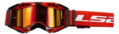 Brýle LS2 AURA Iridium- červené - zrcadlové sklo
