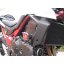 Padací slidery SL01 Honda CB750 Hornet - Barva krytek: Červený eloxovaný hliník, Barva sliderů: Černý polyamid