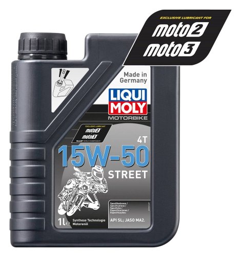 Liqui Moly 4 Stroke Semi Synthetic Street 15W-50 1L - # 2555