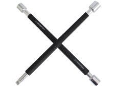 Klíč na kola křížový pogumovaný 17-19-21mm +1/2 gola, 58042 _b