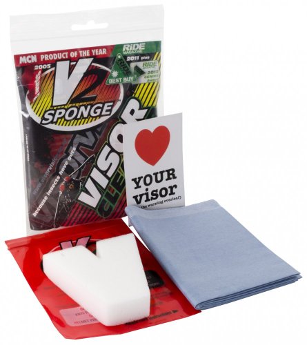 Bike It V2 Sponge kapesní balení čištění plexištítu- balení 5 kusů