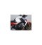 Padací protektory PHV Honda CB 650F - Barva krytek: Červený eloxovaný hliník, Typ protektoru: PHV1K-půlkulatý černý protektor