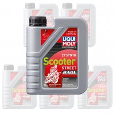 Liqui Moly Oil 2 Stroke - Fully Synth - Scooter Street Race 1L [1053] (Box Qty 6)