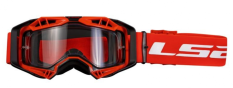 Brýle LS2 AURA - červené - čiré sklo