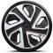Górecki Poklice 14" ST SILVER BLACK 4 ks