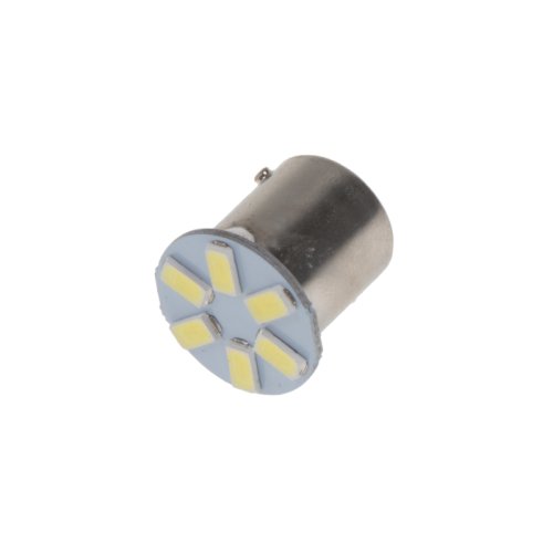 x LED BAU15s bílá, 12V, 6LED/5630SMD