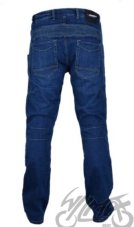 Pánské kevlarové kalhoty Leoshi Jeans Dupont(TM) Kevlar(R) Modré s chrániči CE
