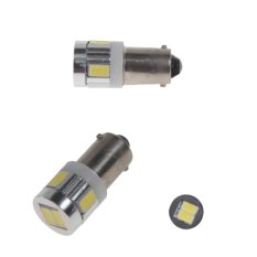 LED BA9s bílá, 12V, 6LED/5630SMD