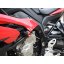 Padací protektory PHV BMW S 1000XR - Barva krytek: Červený eloxovaný hliník, Typ protektoru: PHV1K-půlkulatý černý protektor