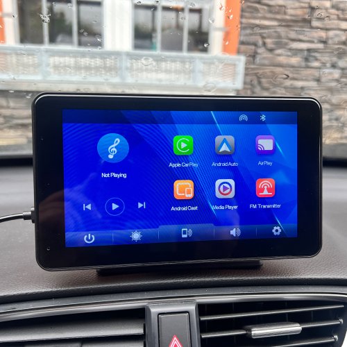 Monitor 7" s Apple CarPlay, Android auto, Mirror link, Bluetooth, micro SD, parkovací kamera