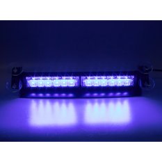 PREDATOR LED vnitřní, 12x3W, 12-24V, modrý, 353mm, ECE R10