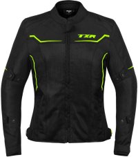 Dámská bunda na motorku TXR Aero černo-fluo žlutá velikost L