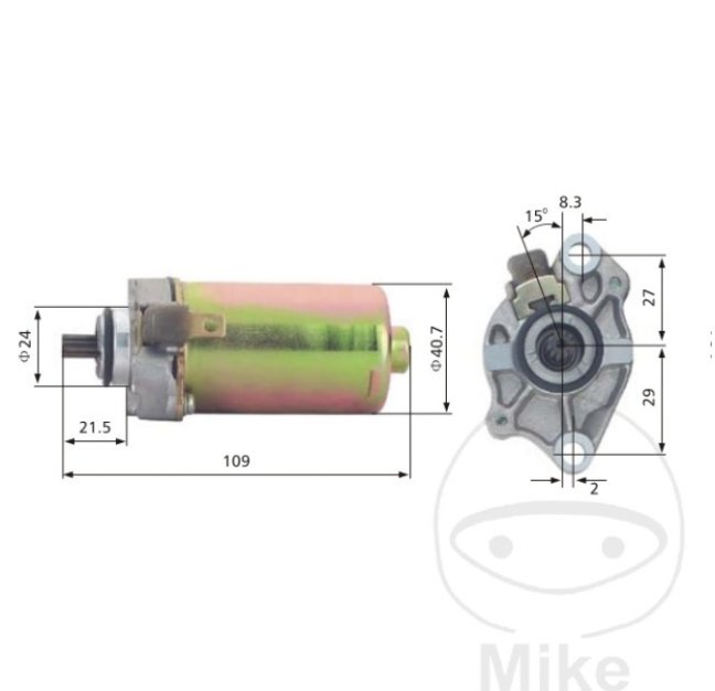 Startér JMP pro Aprilia RS 50 /Replica