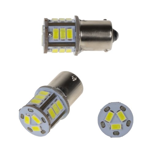 LED BA15s bílá, 24 V, 18LED/5730SMD