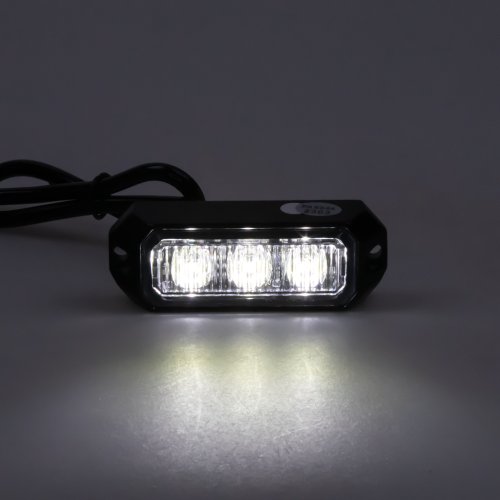 PREDATOR 3x3W LED, 12-24V, bílý, ECE R10