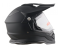 Homologovaná ENDURO helma černá matná s kšiltem - DOT a ECE22.05