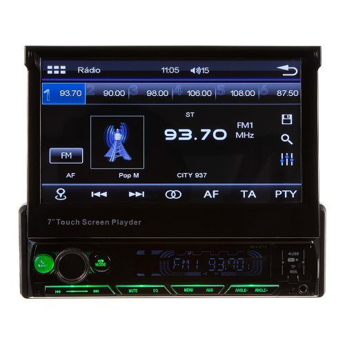 1DIN DAB / FM autorádio s výsuvným 7" LCD, Mirror link, Bluetooth, SD/DUAL-USB/RDS/ČESKÉ MENU