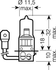 OSRAM 24V H3 70W standard (1ks)