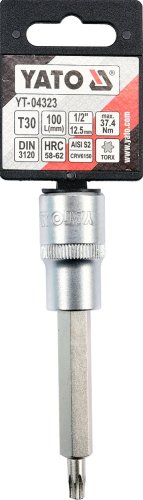 Nástavec prodloužený 1/2" bit Torx T30