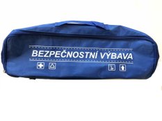 Textilní obal pro soupravu s povinnou výbavou, modrý
