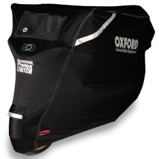 Krycí plachta na motocykl OXFORD PROTEX STRETCH Outdoor CV1 barva černá, velikost XL - nepromokavá
