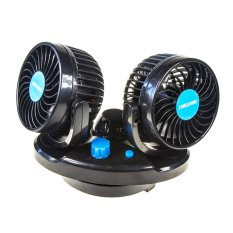 Ventilátor DUO na palubní desku 12V oscilační