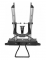 Skládací hliníková CYKLO vyvažovačka - centrovací stolice černá/stříbrná 12-29"