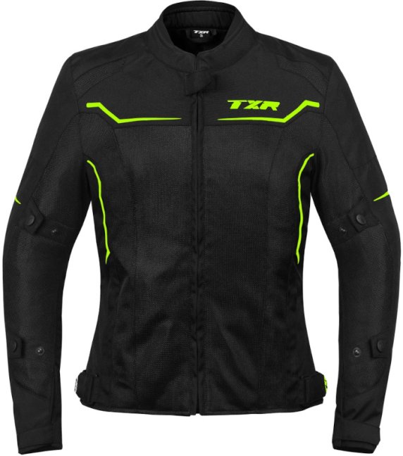 Dámská bunda na motorku TXR Aero černo-fluo žlutá velikost L