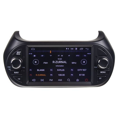 Autorádio pro FIAT/CITROEN/PEUGEOT s 7" LCD, Android 10.0, WI-FI, GPS, Mirror link, Bluetooth, 3xUSB