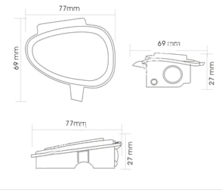 LED osvětlení do zrcátka Volkswagen Golf 6, EOS, Touran, Tiguan