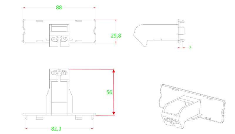 Kamera formát PAL/NTSC do vozu Suzuki Swift 2008-2012