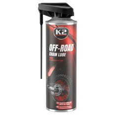 K2 OFF-ROAD CHAIN LUBE 250 ml - mazivo ve spreji na řetězy motocyklů, W139 K2 OFF-ROAD CHAIN LUBE 250 ml - mazivo ve spreji na řetězy motocyklů, W139