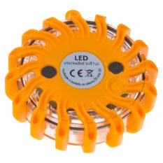 LED výstražné světlo 16LED, oranžové