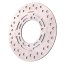 MTX Performance Brake Disc Front Solid Round Honda MD6058 #01036