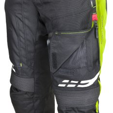 Pánské moto kalhoty W-TEC Spirital VELIKOST M Černá/Oranžová
