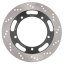 MTX Performance Brake Disc Rear Solid Round Triumph MD643 #04005