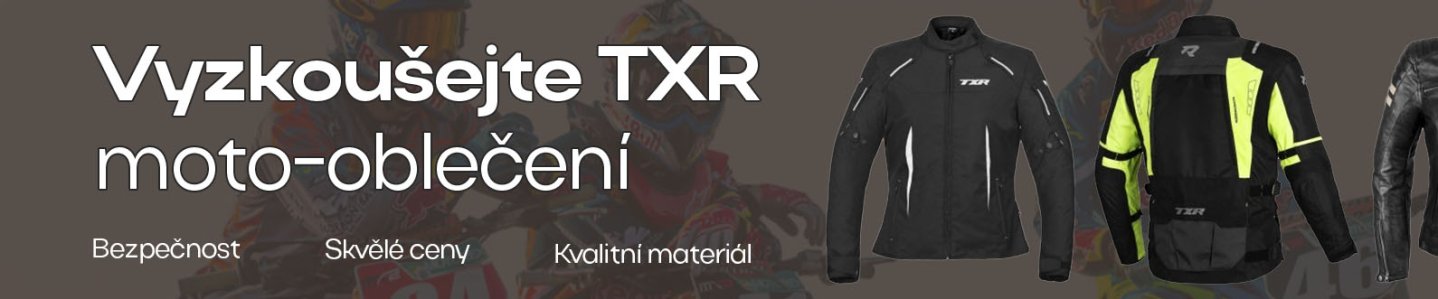 NOVINKA - MOTOOBLEČENÍ TXR SKLADEM!