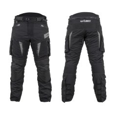 Moto kalhoty W-TEC Aircross VELIKOST M ČERNO/ŠEDÁ