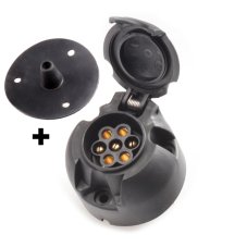 8365 zasuvka na prives 7 polova plastova gumova podlozka