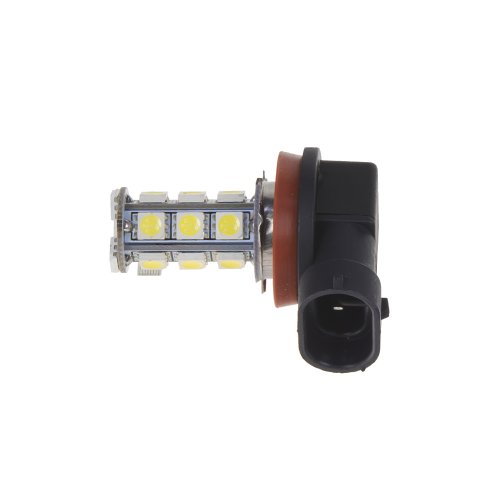 LED H11 bílá, 12V, 18LED/3SMD