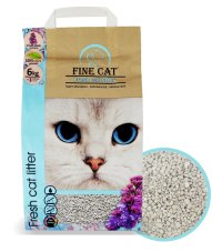 FINE CAT White Fresh hrudkující stelivo s vůní 6kg