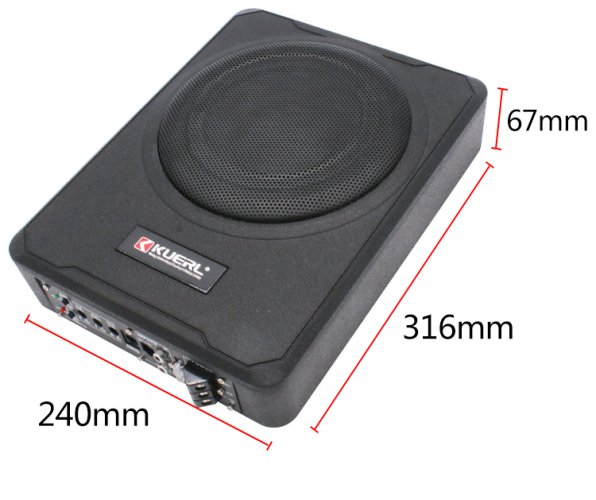 KUERL aktivní subwooferový box 8", 150W