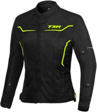 Dámská bunda na motorku TXR Aero černo-fluo žlutá velikost L