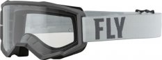 MX Čiré motokrosové brýle FLY RACING FOCUS Šedá/Světle šedá