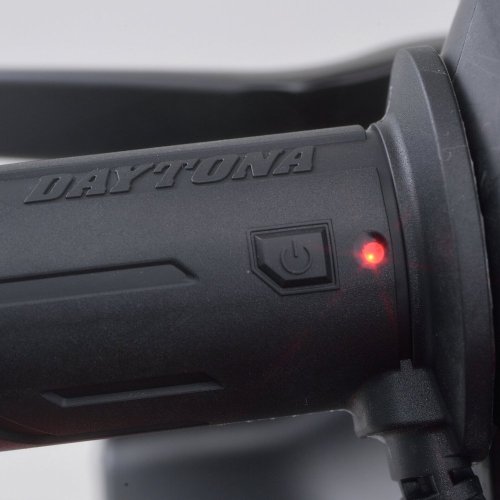 Daytona vyhřívané inteligentní rukojeti/ gripy na motorku (7/8) 22.2mm s 4 stupňovou regulací teploty &  ochranou baterie