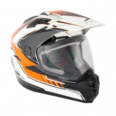 Stealth HD009 Adventure Adult Dual Sport Helmet - Orange